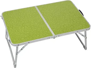 BK&MF Portable Small Folding Camping Table,Ultralight Aluminum Outdoor Picnic Camping Table Side Table with Carry Bag for BBQ, Party, Camping,A,60x40x25cm(24x16x10inch)