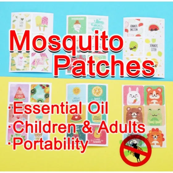 Blinking Cartoon Mosquito Repellent Bracelet Plant Essential Oil Repellent Ring Wrist band Watch