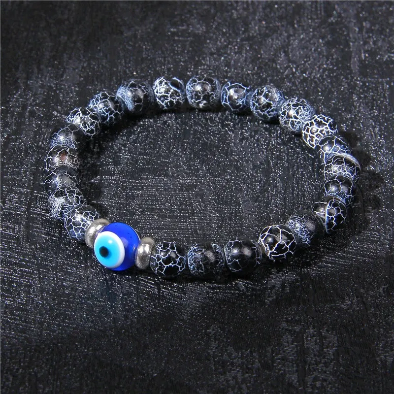 Blue Weathered Agate Peace & Calm Bracelet