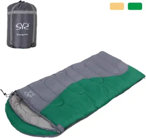 BOSON Adult 3 Season Outdoor Mummy/Envelope Sleeping Bag Lightweight Portable for Backpacking Camping Hiking Traveling