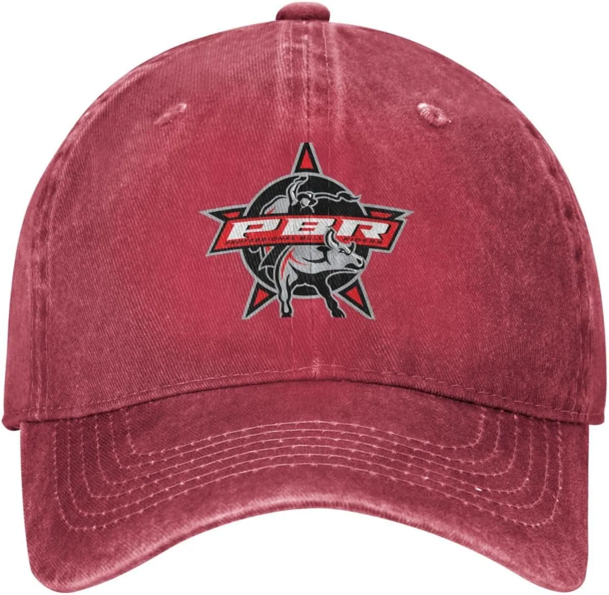 Bull Riding Us Flag Bull Rider Adult Cowboy Hat Womens Man Outdoor Casquette