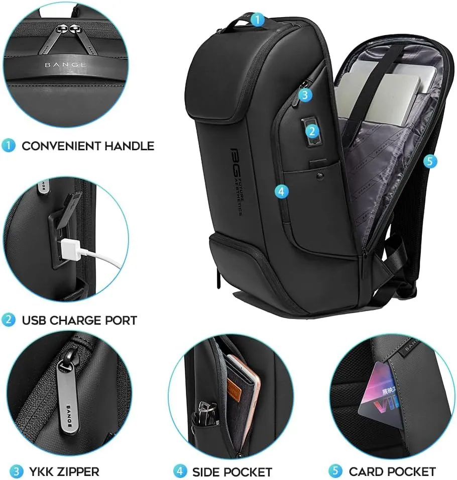 Business Laptop Smart backpack Can Hold 15.6 Inch Laptop Commute Backpack Carry on bag for men and women