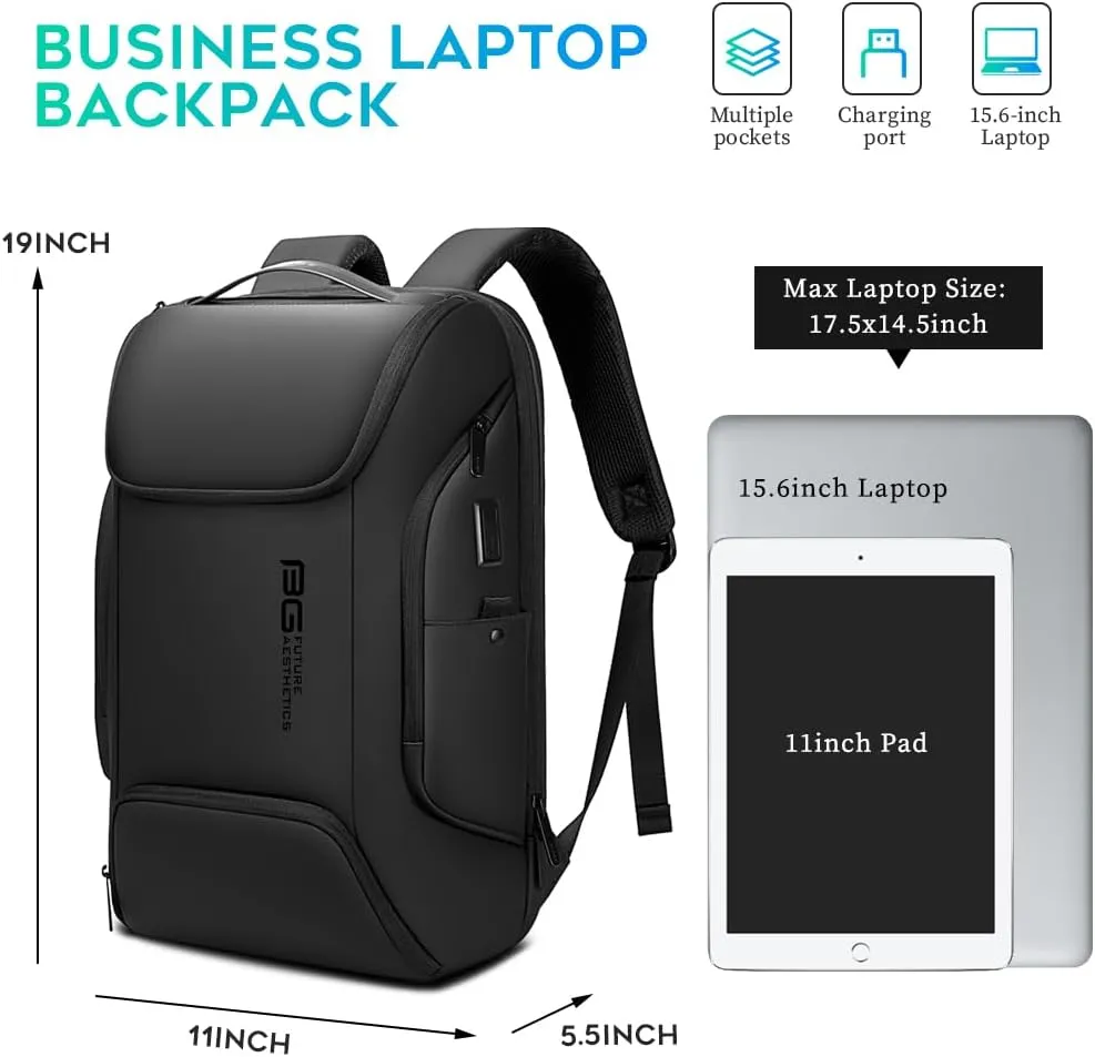 Business Laptop Smart backpack Can Hold 15.6 Inch Laptop Commute Backpack Carry on bag for men and women
