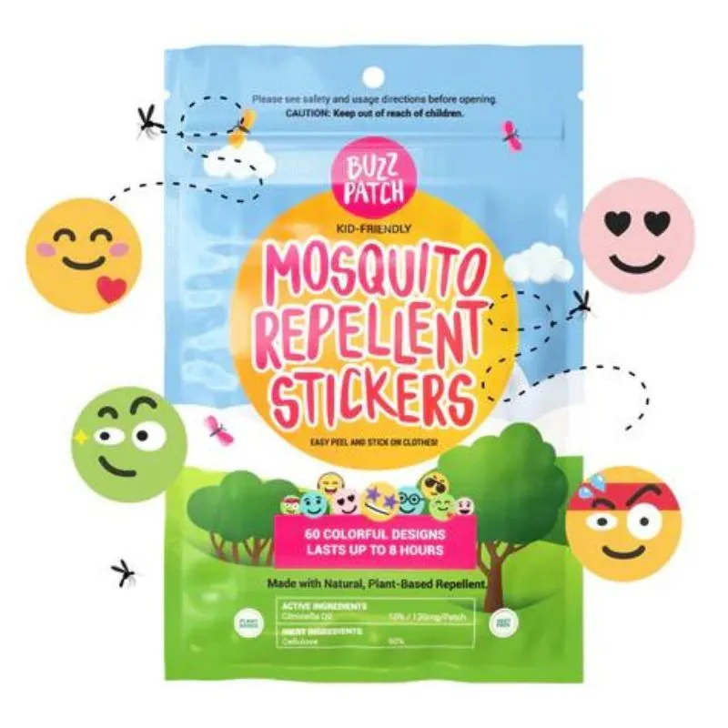 BuzzPatch - Mosquito Repellent Stickers