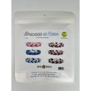 Bye bugs - mosquito repellent bracelet - thin cotton