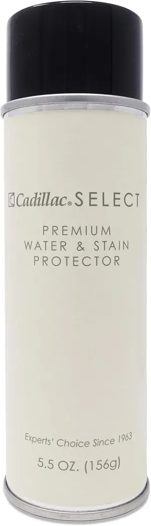 Cadillac Select Premium Water Repellent & Stain Protector Waterproofing Spray Great for use on Suede Shoes, Sheepskin, Nubuck, and Leather