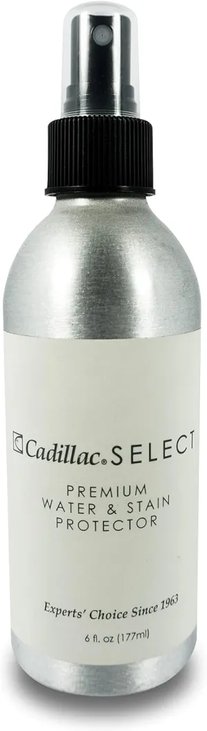 Cadillac Select Premium Water Repellent & Stain Protector Waterproofing Spray Great for use on Suede Shoes, Sheepskin, Nubuck, and Leather