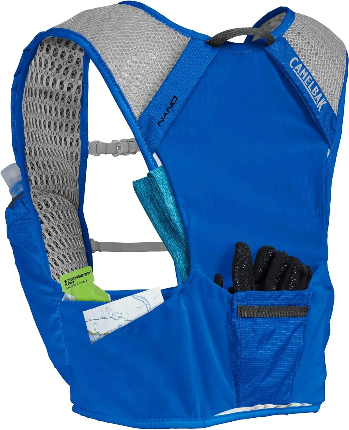 CamelBak Nano Running Hydration Vest - Running Accessories - 3D Micro Mesh - Dual Adjustable Sternum Straps - Secure Phone Pocket - Fuel and Gear Storage - 34 Ounce