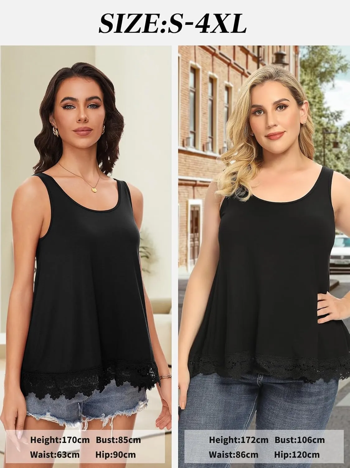 Camisoles for Women with Built in Bra Adjustable Strap Tank Tops Cami Sleeveless Summer Tops for Workout Sleeping Traveling