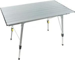 Camp Table Camping Table Folding Aluminum Roll Up Top Collapsible Lightweight Portable Compact Camp Table Weatherproof and Rust Resistant