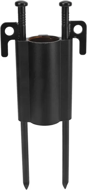 Camping Canopy Pole Holder Aluminum Alloy Copper with Adjustable Nut Outdoor Tent Pole Holder