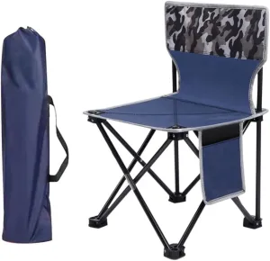Camping Chairs,Outdoor Portable Fishing Chair Fishing Leisure Folding Seat Folding Chair Outing Camping Picnic BBQ G-Arden Hiking Stool/3-Pack/Light Grey