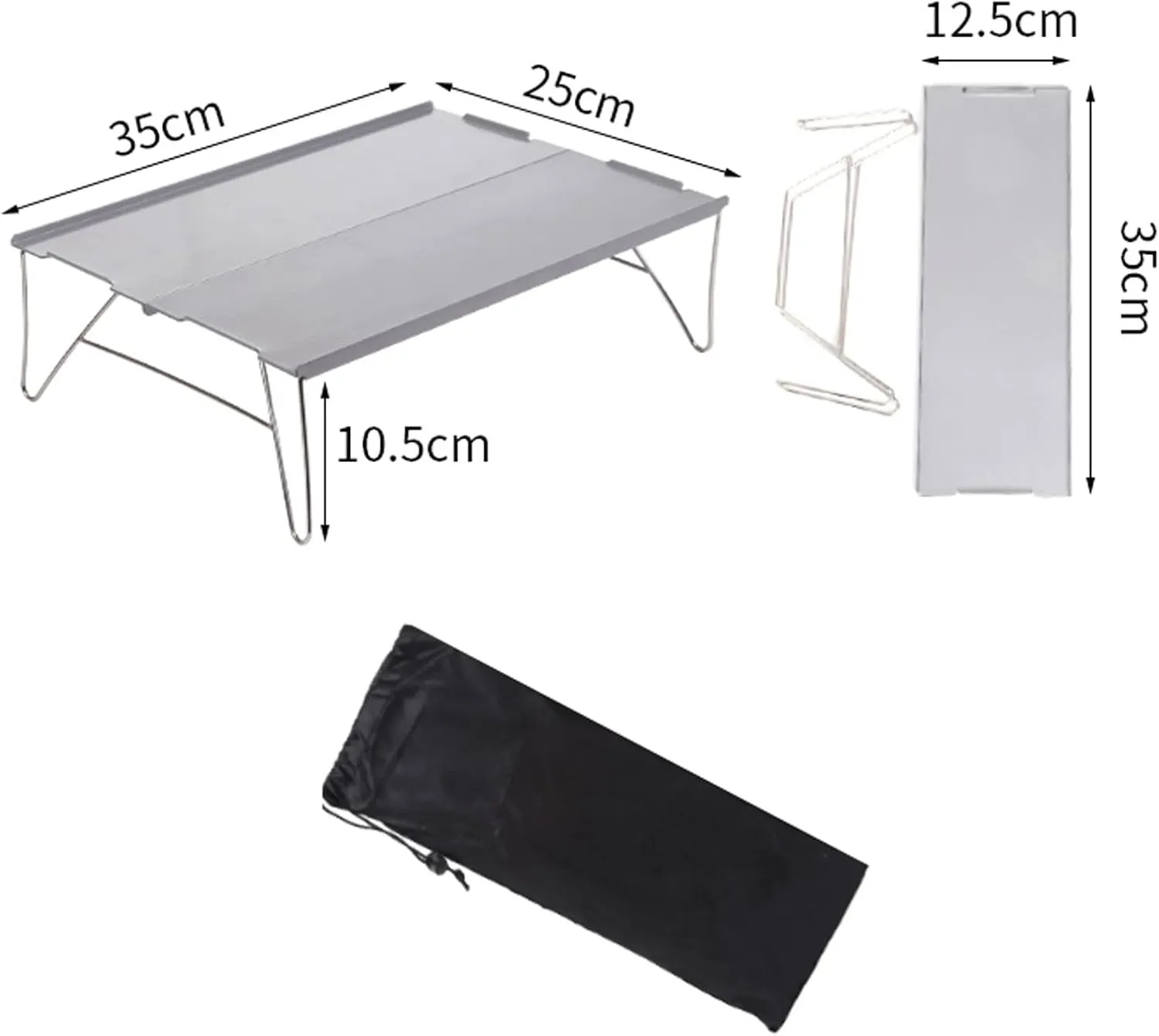 Camping Foldable Table,Ultralight Outdoor Camping Portable Mini Table Tourist Foldable Picnic Travel Hiking Small Folding Table