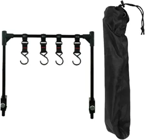 Camping Folding Rack Cookware Storage Rack Easy Installation Stable Holder Outdoor Multifunction for Camping Barbecue Picnic