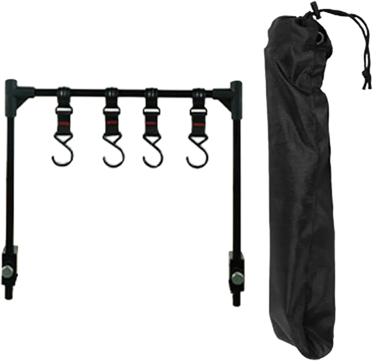 Camping Folding Rack Cookware Storage Rack Easy Installation Stable Holder Outdoor Multifunction for Camping Barbecue Picnic