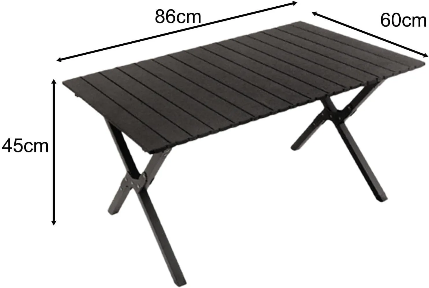 Camping Folding Table Foldable Picnic Table Quick Installation Furniture Portable Outdoor Desk for Hiking Garden Beach Rock Black Wilderness camping table Outdoor camping table Hiking camping