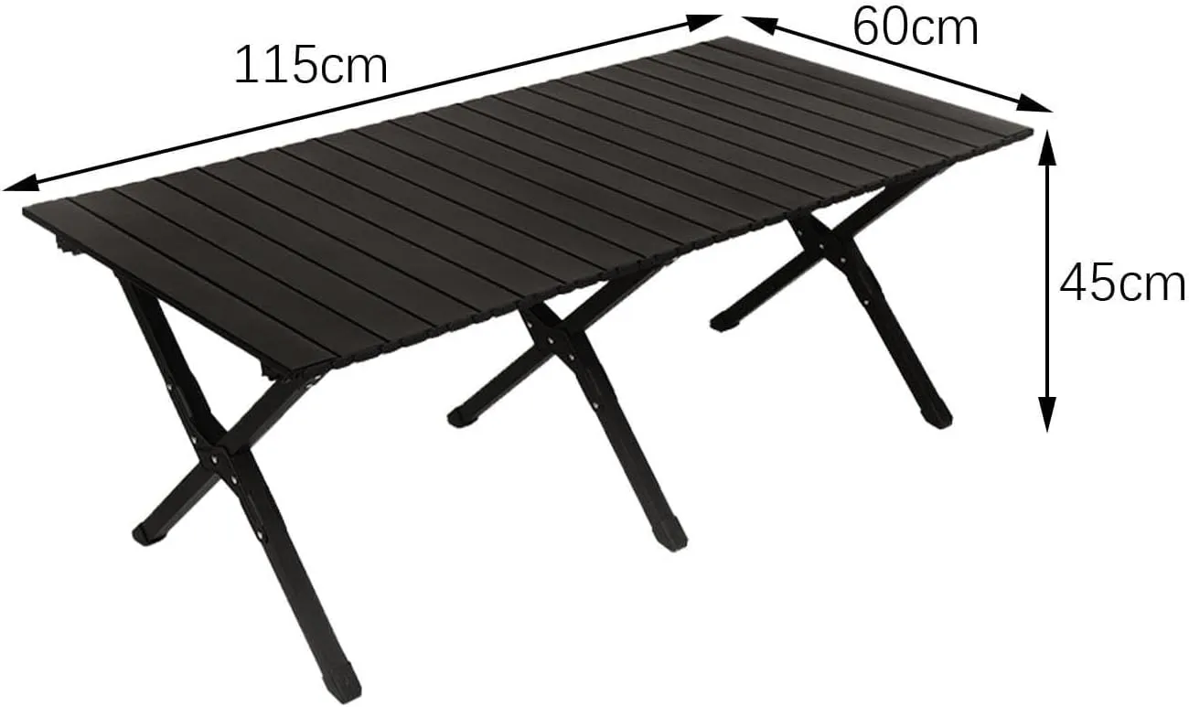 Camping Folding Table Portable Easy to Carry Lightweight Foldable Picnic Table Outdoor Table for Kitchen Beach Garden Balcony Portable camping table Wilderness camping table Outdoor camping t