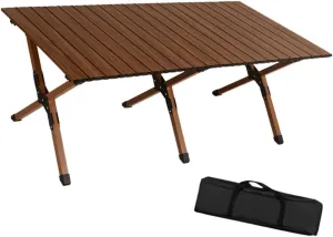 Camping Folding Table Portable Furniture, Quick Installation Compact, Foldable Picnic Table Outdoor Table for Balcony Fishing