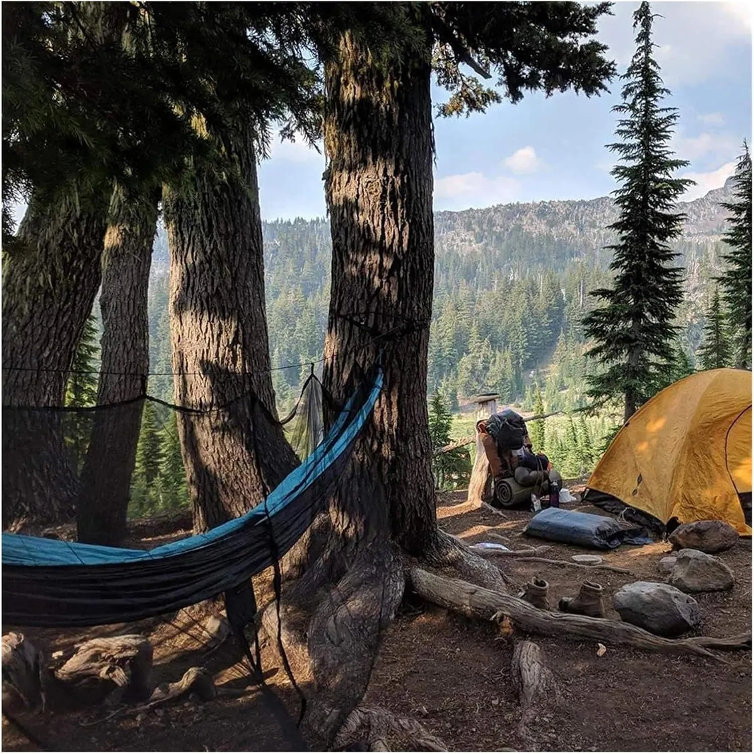 Camping Hammock Large Camping Hammock Bug Net Fits Hammocks Lightweight Hammock Netting Fast and Easy Set Up