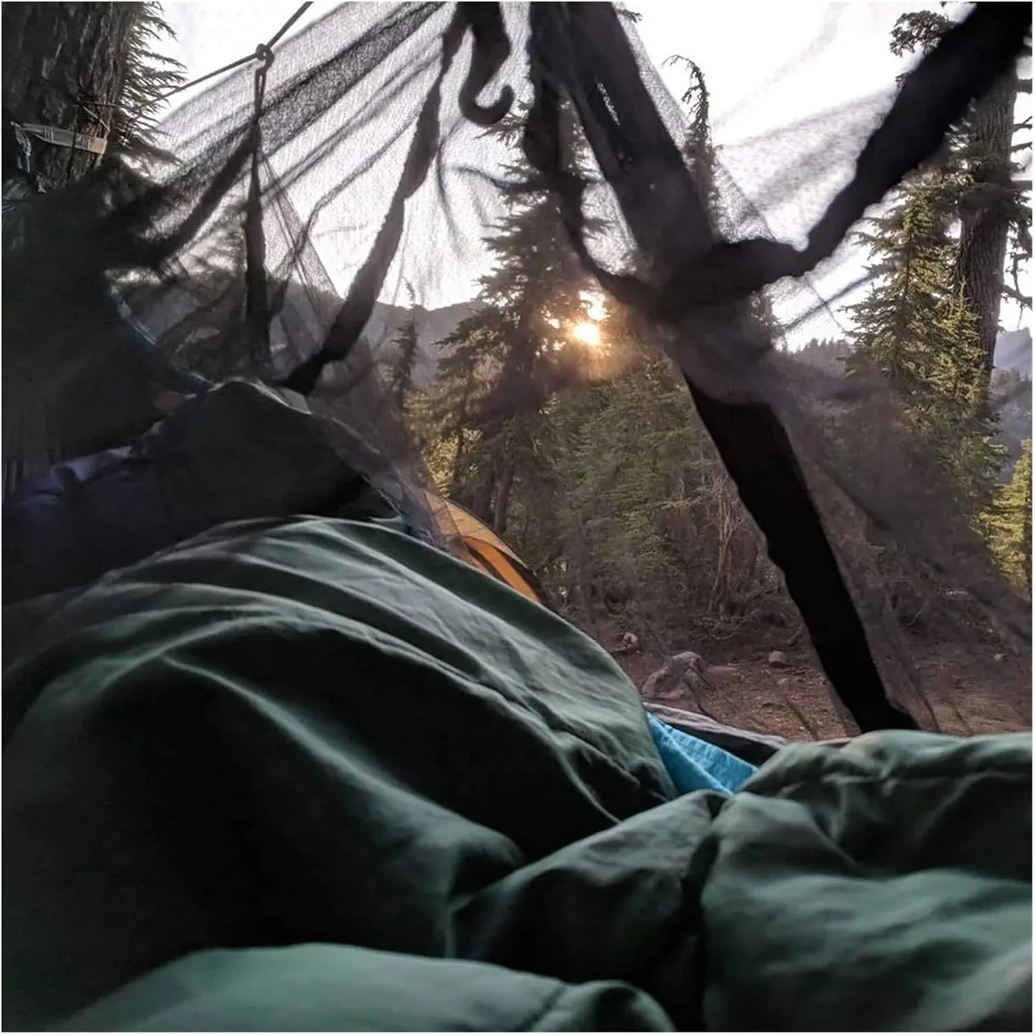 Camping Hammock Large Camping Hammock Bug Net Fits Hammocks Lightweight Hammock Netting Fast and Easy Set Up
