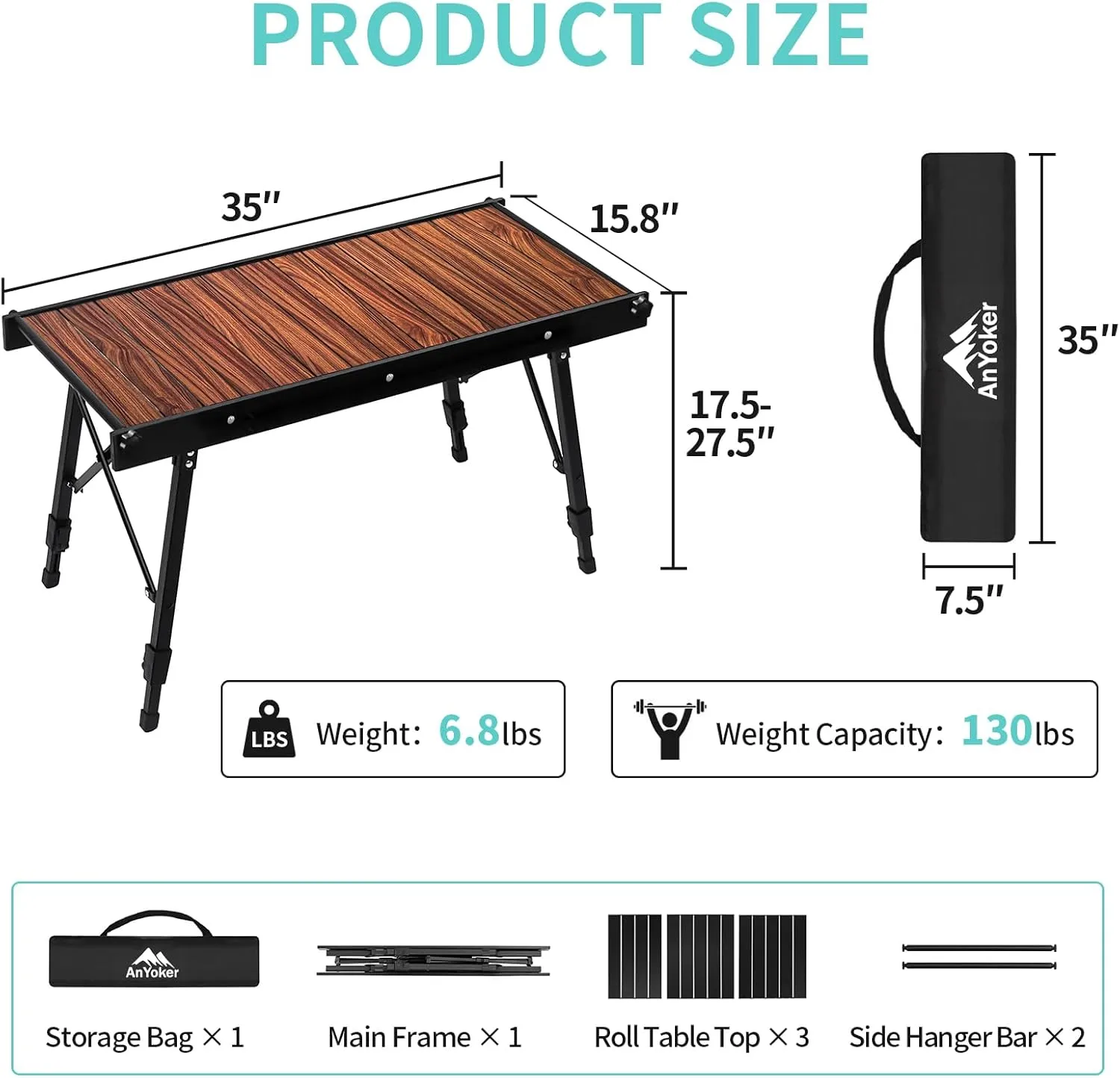 Camping IGT Folding Table, Portable for Outdoor Picnic, Ultralight with Carry Bag, Switchable Tabletop for Multi-Functional Use IGT Beach (Red,Basic)