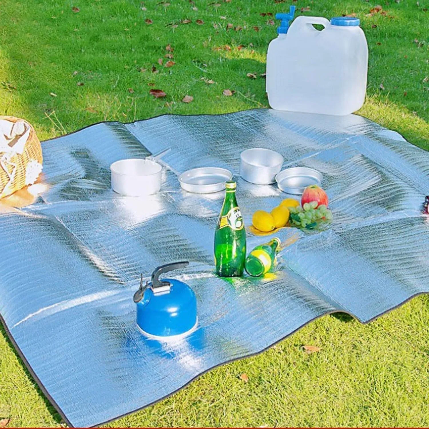Camping Mat Aluminum Foam Foil Sleeping Mattress Mat Pad Portable Waterproof for Outdoor Camping Hiking Travel Picnic