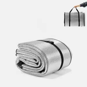 Camping Mat Portable Aluminum Foam Foil Sleeping Mattress Mat Pad Waterproof Foldable for Outdoor Camping Hiking Travel Picnic