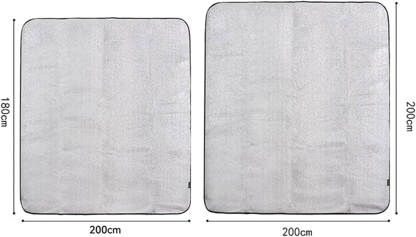 Camping Mat Portable Aluminum Foam Foil Sleeping Mattress Mat Pad Waterproof Foldable for Outdoor Camping Hiking Travel Picnic