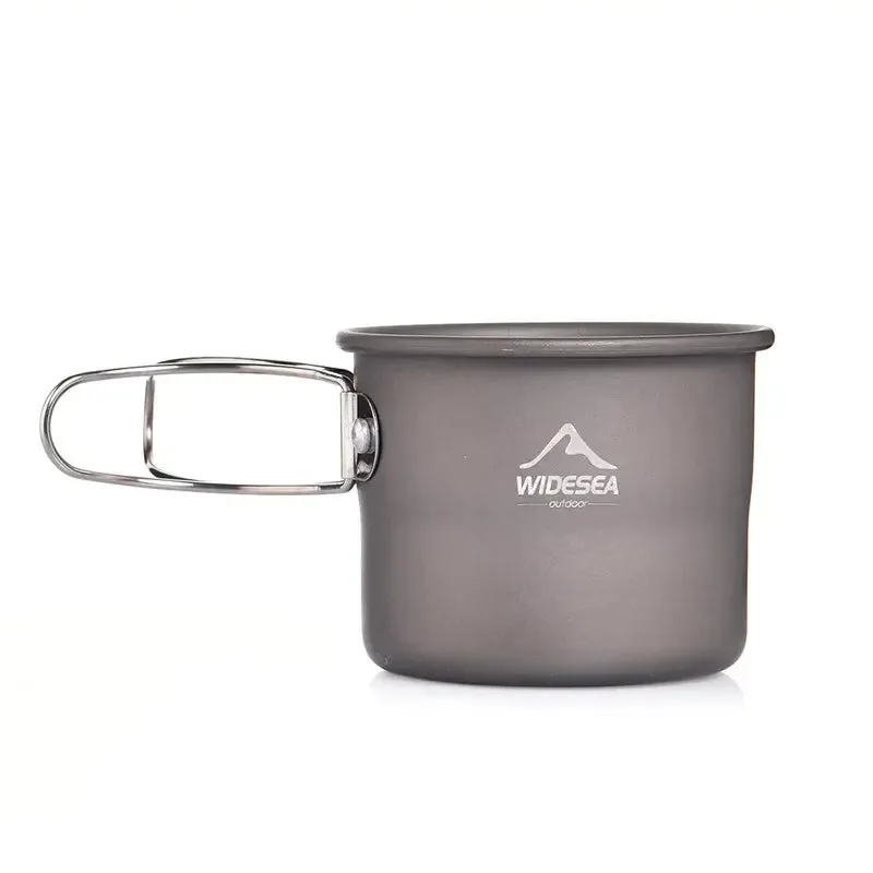 Camping Mug - Outdoor Coffee & Tea Aluminum Cup for Tourism, Picnic, Trekking, and Hiking