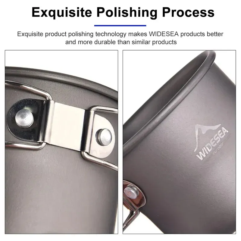 Camping Mug - Outdoor Coffee & Tea Aluminum Cup for Tourism, Picnic, Trekking, and Hiking