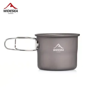 Camping Mug - Outdoor Coffee & Tea Aluminum Cup for Tourism, Picnic, Trekking, and Hiking