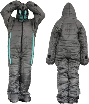 Camping Sleeping Bag Wearable for Adults Waterproof Sleeping Bag Lightweight Cold Weather Sleeping Bags for 2-3 Season Camping Backpacking, Fits - 5℃/5℃