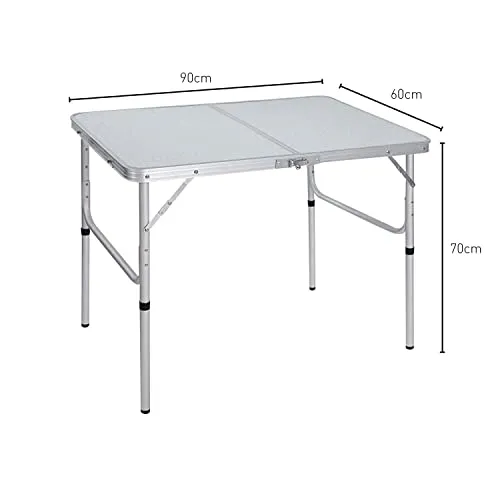 Camping Table 90cms - Silver