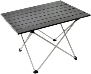Camping Table Aluminum Alloy Portable Folding Camping Table Outdoor Furniture Foldable Hiking Desk Traveling Outdoor Picnic Table S M L Foldable and Lightweight Camping Table, Black M
