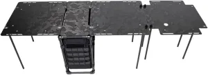 Camping Table, Carbon Fiber and Aluminum Folding Table, Easy to Carry, Perfect for Outdoor, Picnic, Cooking, Beach, Hiking, Fishing,B