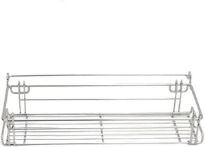 Camping Table Drain Basket, Stainless Steel Folding Tableside Hanger Storage Rack, Outdoor For IGT Table Accessories For Outdoor Camping Picnics Barbecue Home Use