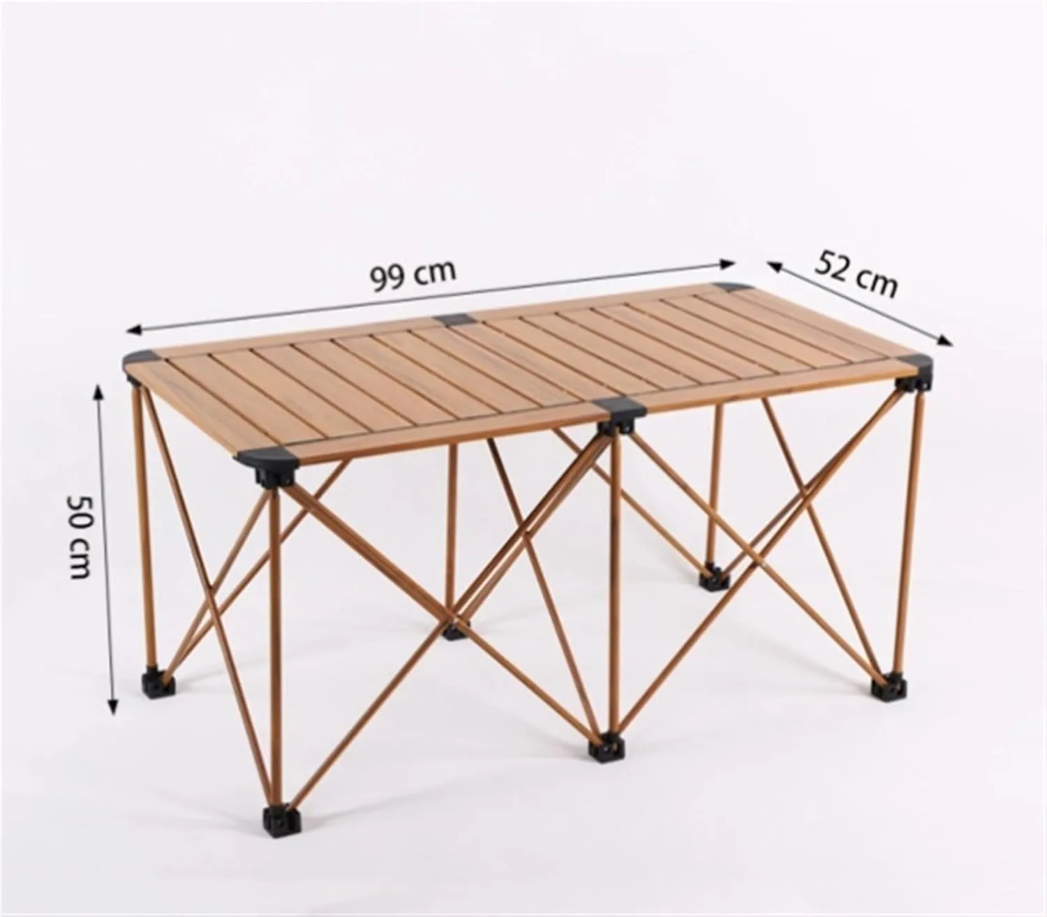 Camping Table Folding Table Outdoor Table Aluminum Camping Table with Bag Portable Table Foldable Roll Up Picnic Table Folding Camping Table