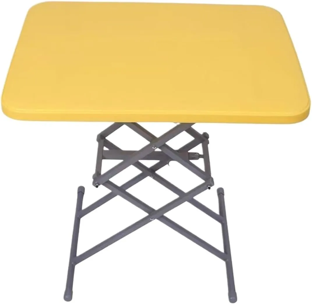 Camping Table Folding Table Outdoor Table Folding Table Adjustable Height Portable Table for Camping Dining Indoor Outdoor Folding Camping Table