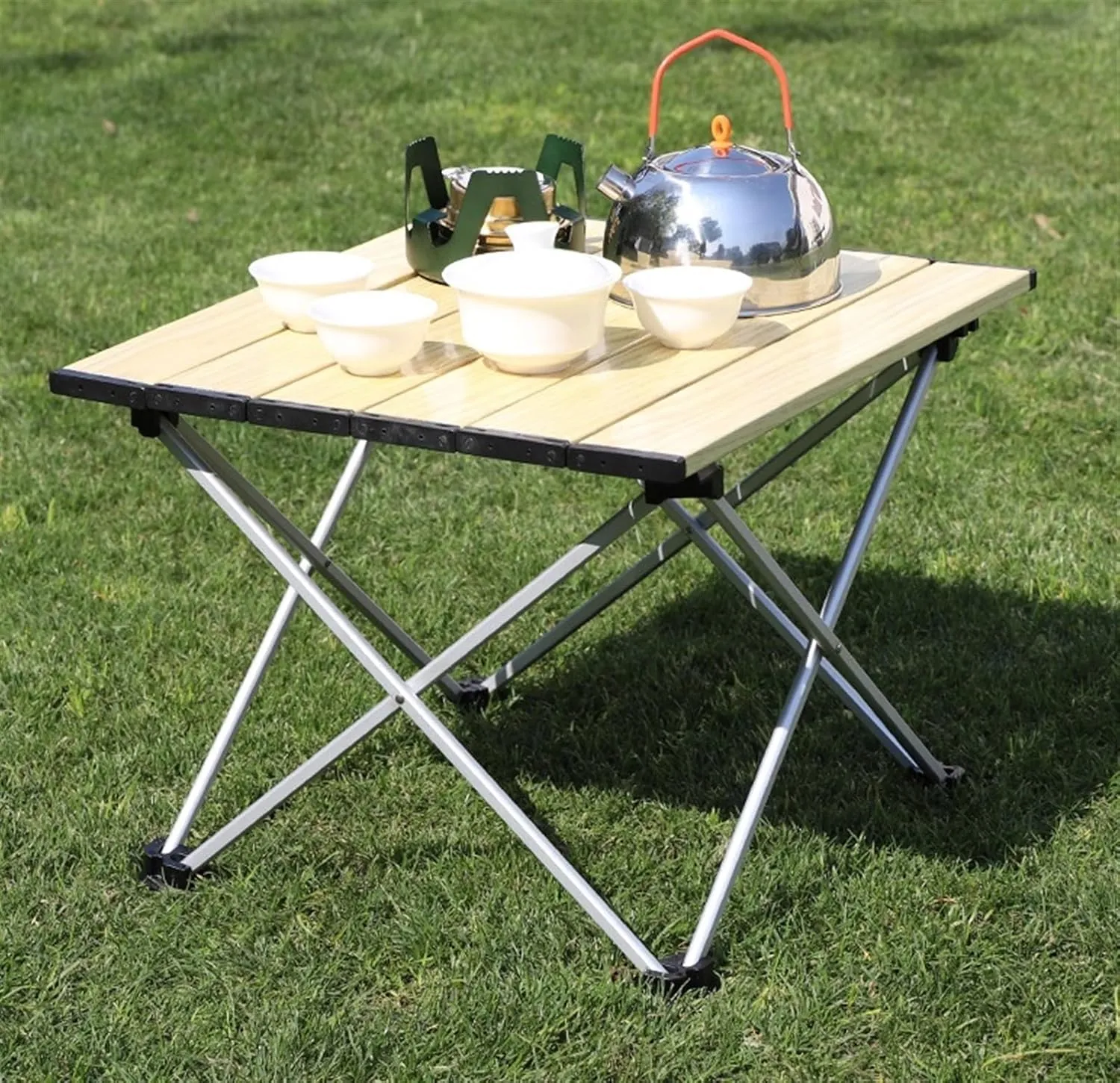Camping Table Folding Table Outdoor Table Folding Table Portable Table Aluminum Alloy Table for Camping Outdoor Indoor Picnic Folding Camping Table