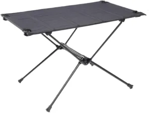 Camping Table Folding Tables Portable Camping Table Folding Side Table Aluminum for Outdoor Travel Hiking Picnic Table Foldable Table, 60*40*39.5cm, Black