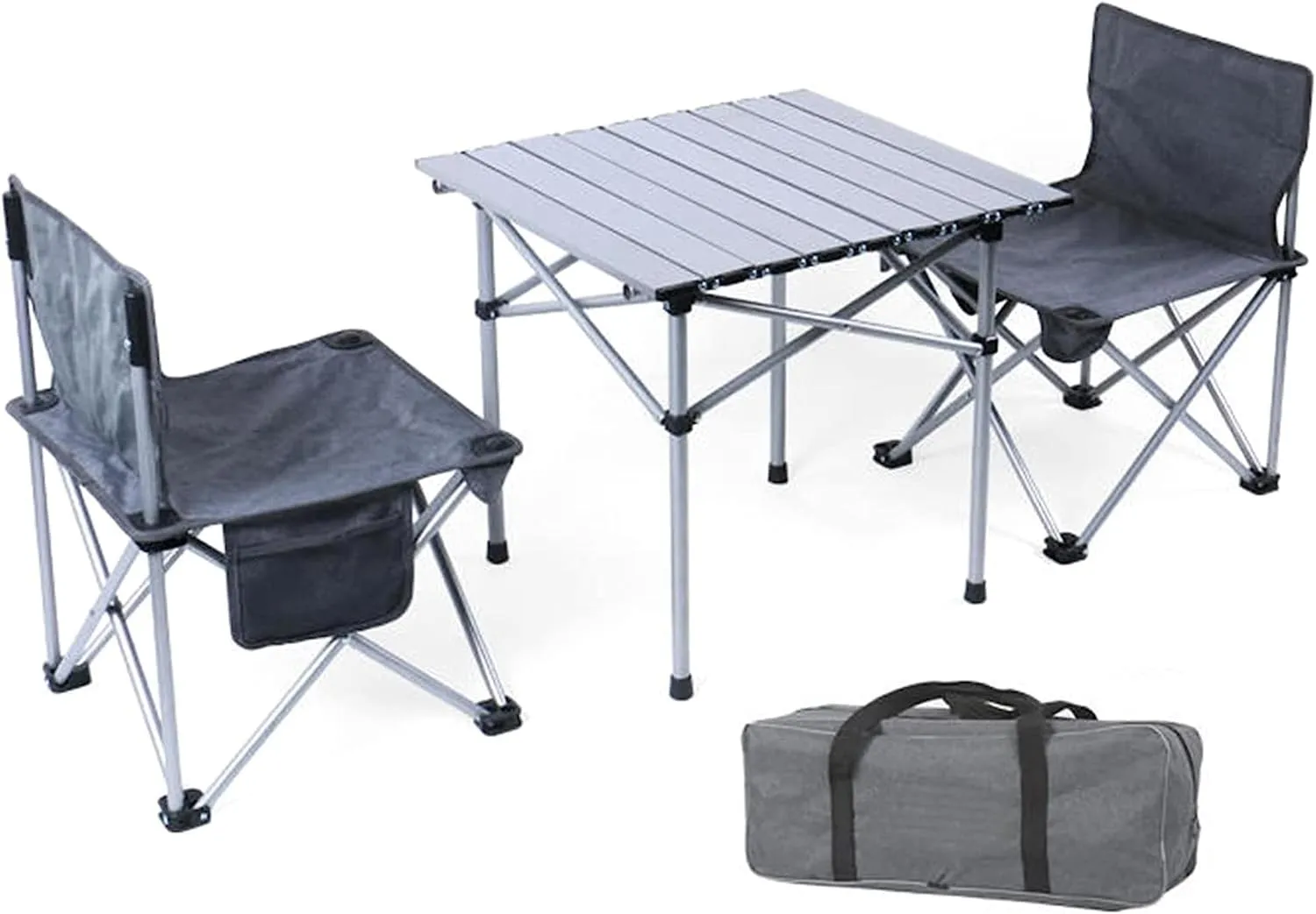 Camping Tables Ultralight Aluminum Table,Outdoor Portable Table,Roll up Picnic Table with Bag,Foldable Camp Table for Hiking Travel Backyards