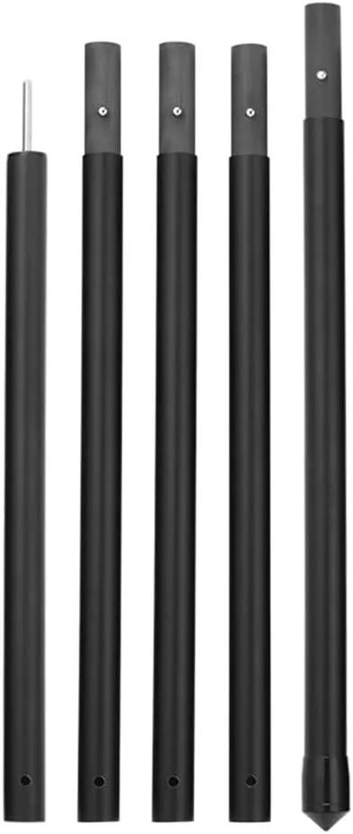 Carbon Fiber Adjustable Tarps Poles, Strong and Lightweight Support for Camping Needs (2.9m)