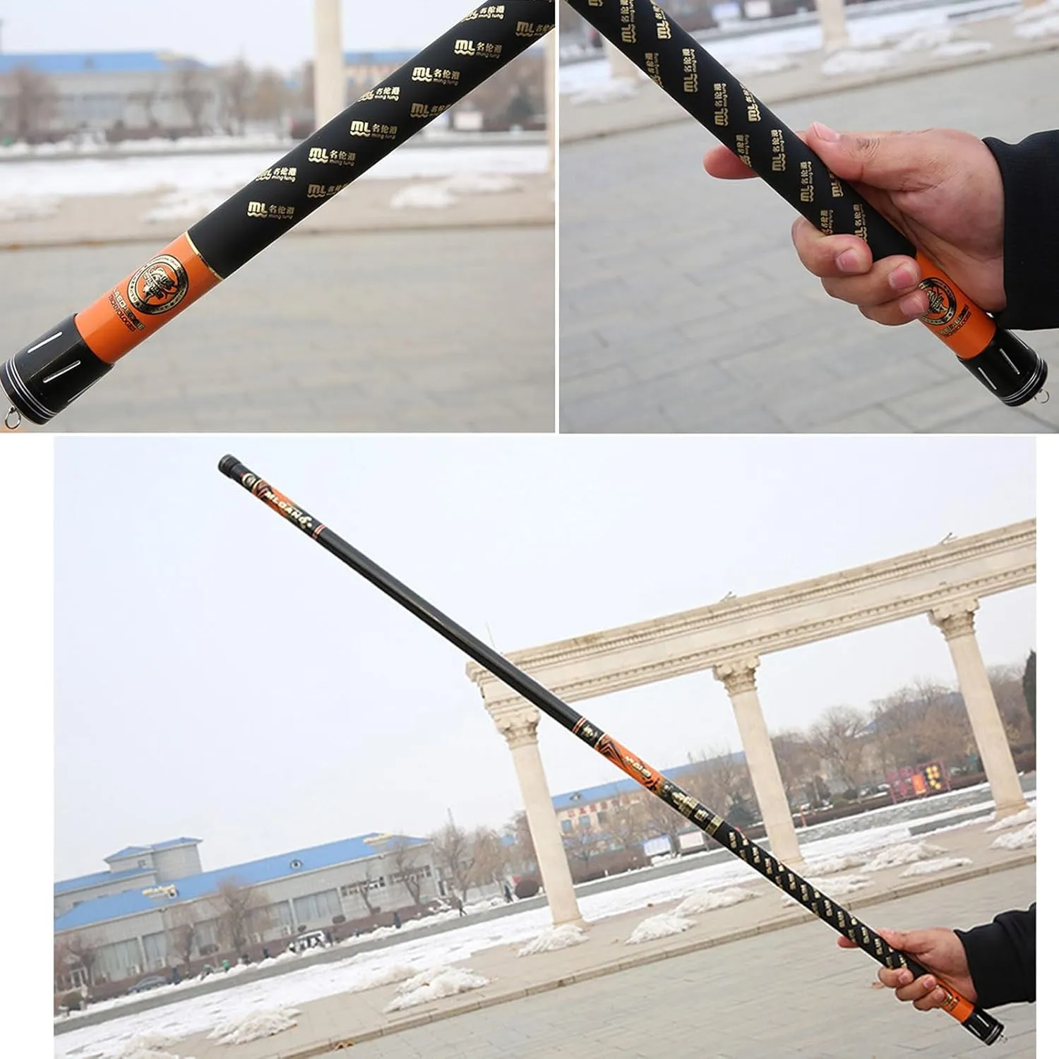 Carbon Fiber Telescopic Fishing Rod Hand Pole Fishing Pole 8m 9m 10m 11m 12m 13m 14m 15m 16m for Oceans Rivers Lakes reservoirs Ponds and Other Waters