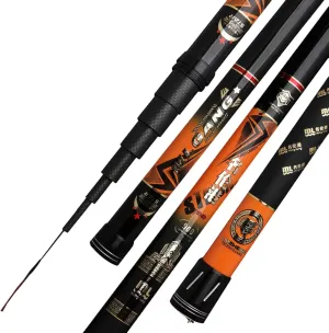 Carbon Fiber Telescopic Fishing Rod Hand Pole Fishing Pole 8m 9m 10m 11m 12m 13m 14m 15m 16m for Oceans Rivers Lakes reservoirs Ponds and Other Waters