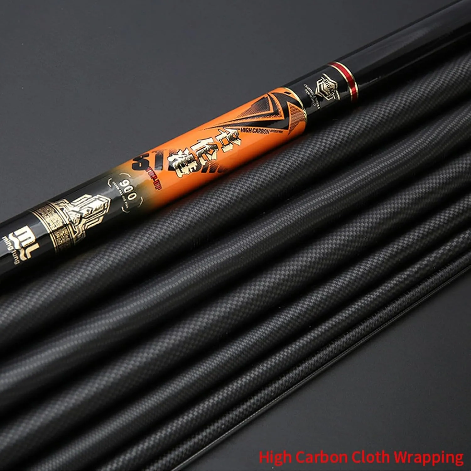 Carbon Fiber Telescopic Fishing Rod Hand Pole Fishing Pole 8m 9m 10m 11m 12m 13m 14m 15m 16m for Oceans Rivers Lakes reservoirs Ponds and Other Waters