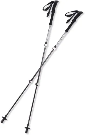 Carbon Fiber Trekking Poles –Telescopic Walking Sticks with Quick Lock System and Extended EVA Grips, 2pc Pack Ultralight Hiking Poles for Backpacking Camping (B)