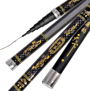 Carbon Fiber Ultralight Fishing Rod 8-16M Portable Telescopic Fishing Pole CañA De Pescar for Reservoirs Ponds
