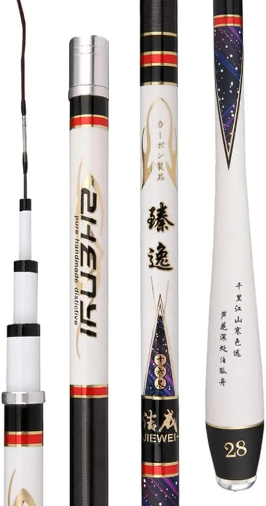 Carbon Fishing Rod Telescopic Carp Rods Super Hard Ultralight 19 Tone 2.7m 3.6m 3.9m 4.5m 4.8m 5.4m 6.3m Rivers Lakes Reservoirs Streams
