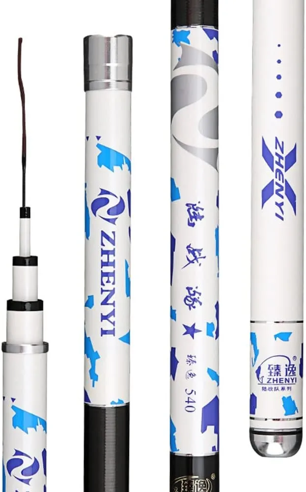 Carbon Fishing Rod Telescopic Super Hard Ultralight 19 Tone Fishing Big Fish 3.6m 4.5m 5.4m Rivers Lakes Reservoirs Streams