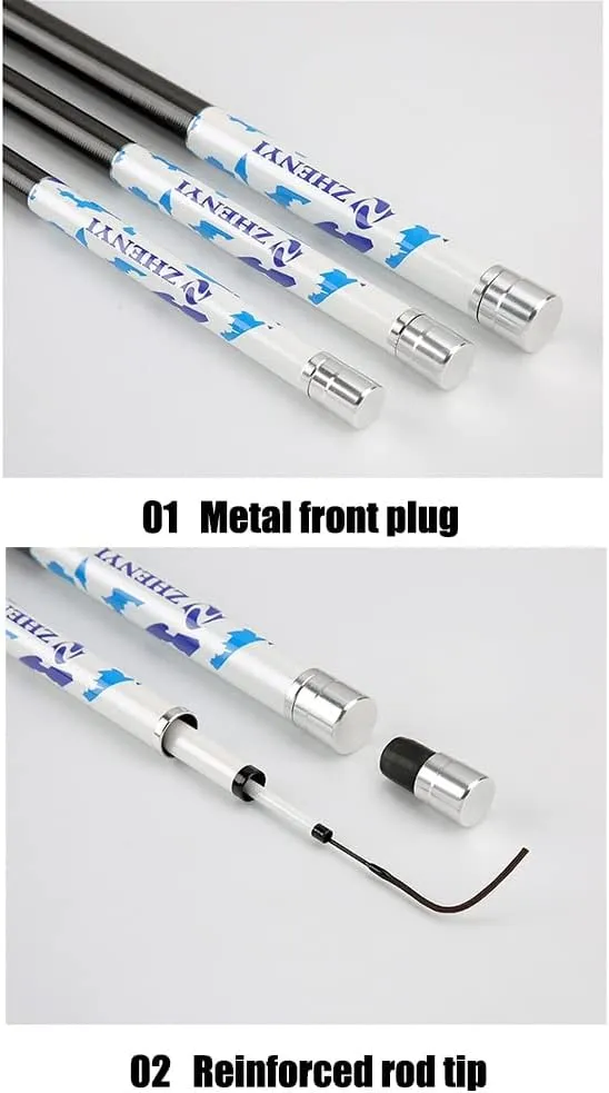 Carbon Fishing Rod Telescopic Super Hard Ultralight 19 Tone Fishing Big Fish 3.6m 4.5m 5.4m Rivers Lakes Reservoirs Streams